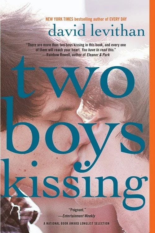 book cover for Two Boys Kissing