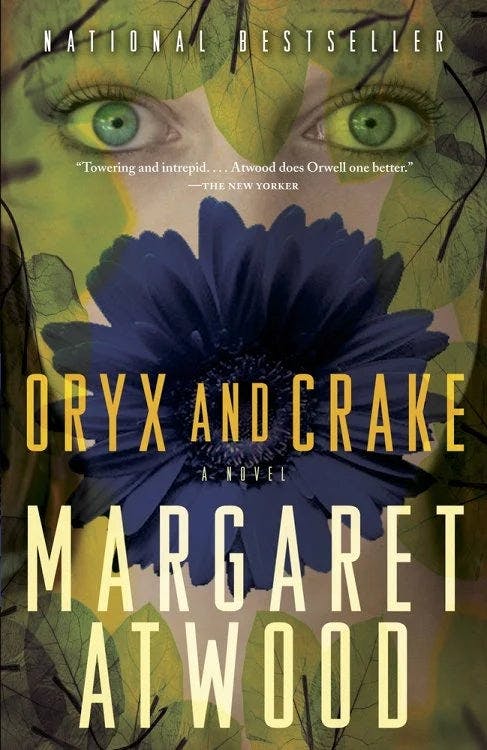 book cover for Oryx and Crake