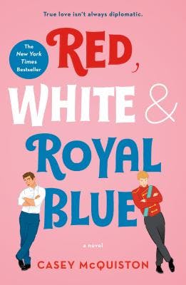 book cover for Red, White & Royal Blue