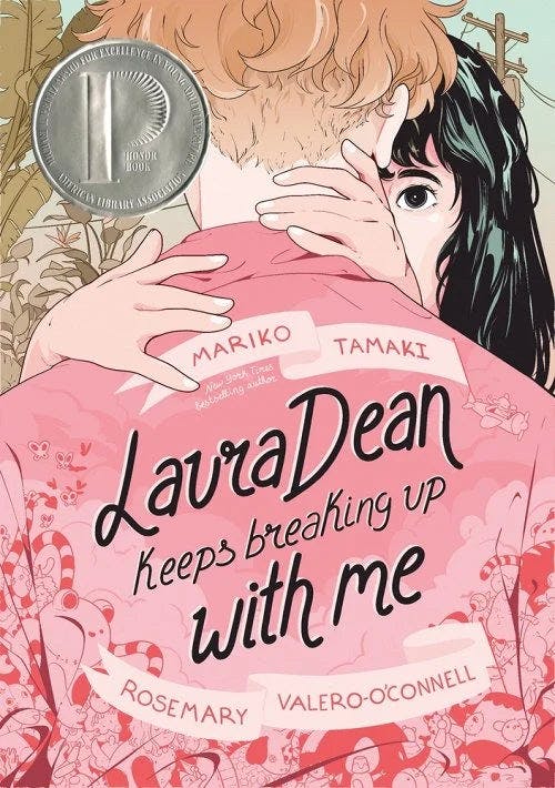 book cover for Laura Dean Keeps Breaking Up with Me