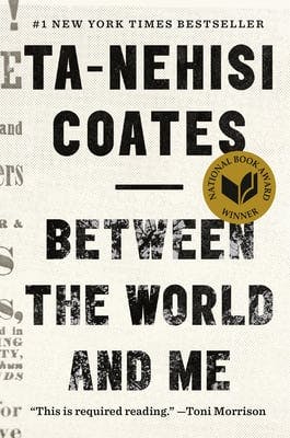 book cover for Between the World and Me